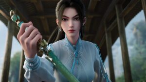 Sword of Coming Episode 11 Skirt-Pressing Knife Preview Still